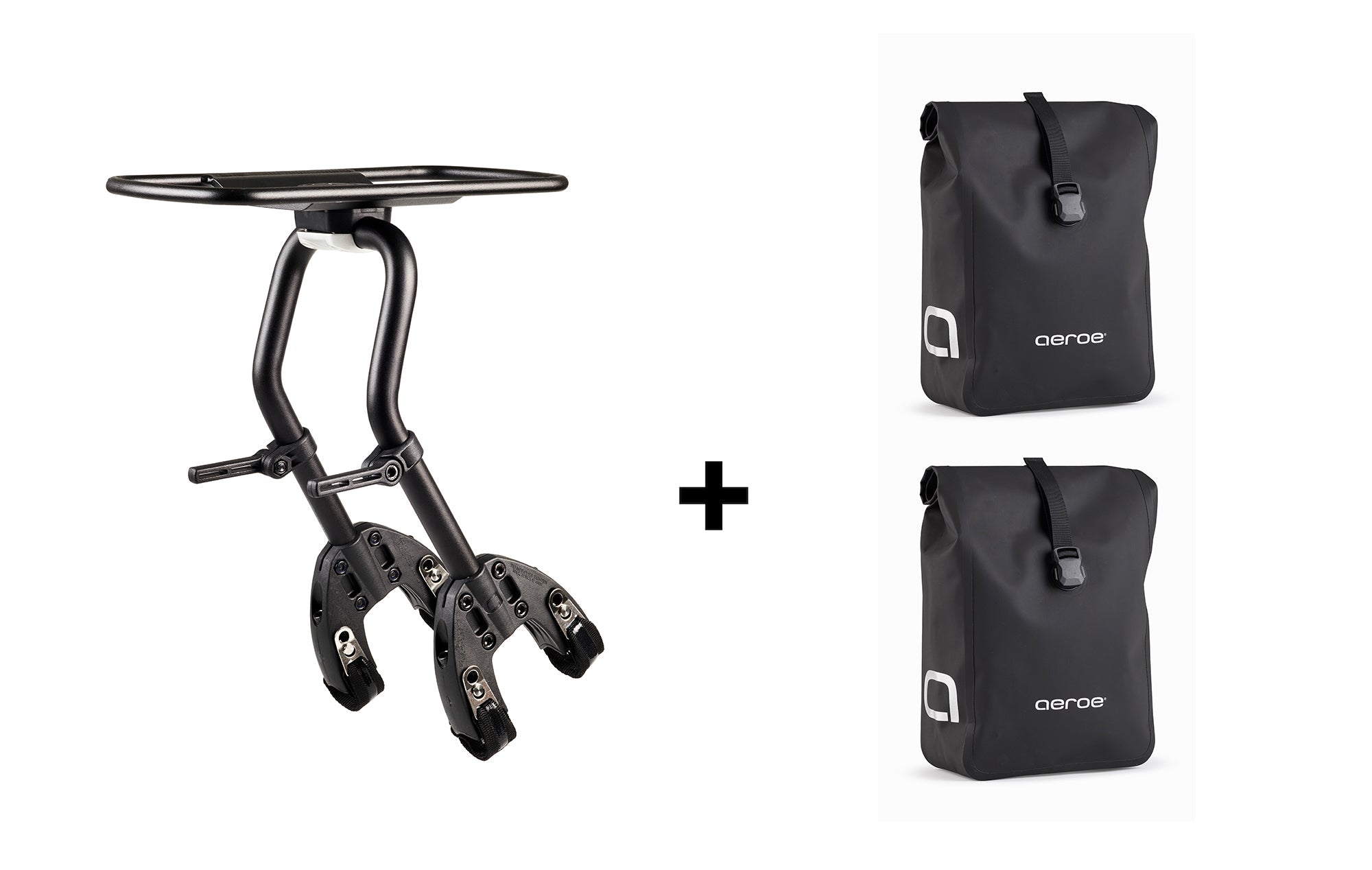 Pannier Rack and 2 Pannier Bags