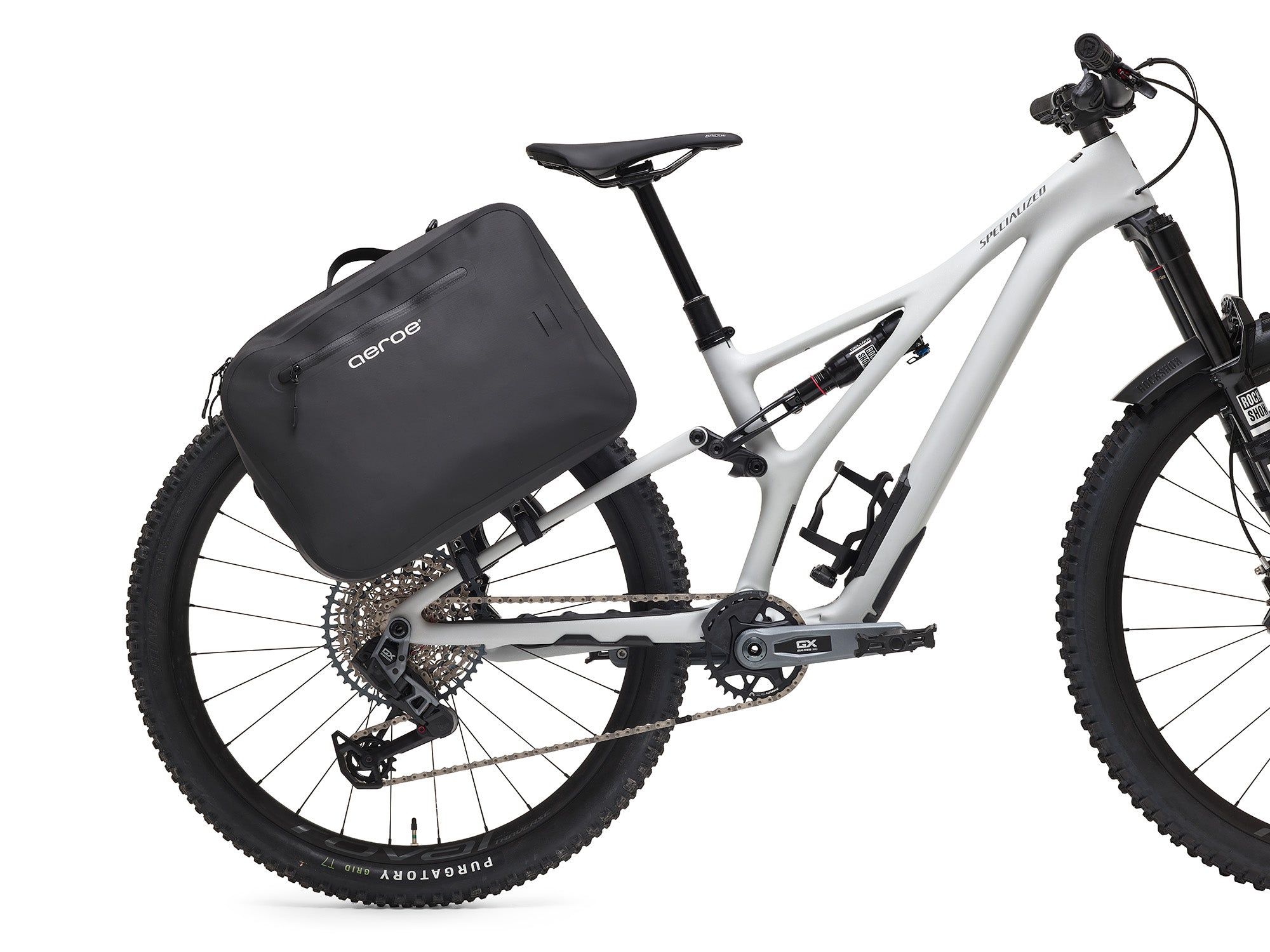 QuickLock Urban Backpack on bike