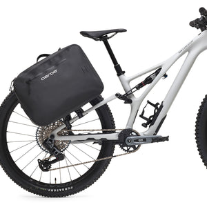 QuickLock Urban Backpack on bike