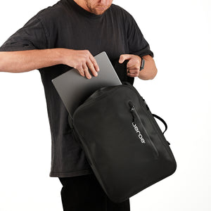 QuickLock Urban Backpack holding laptop