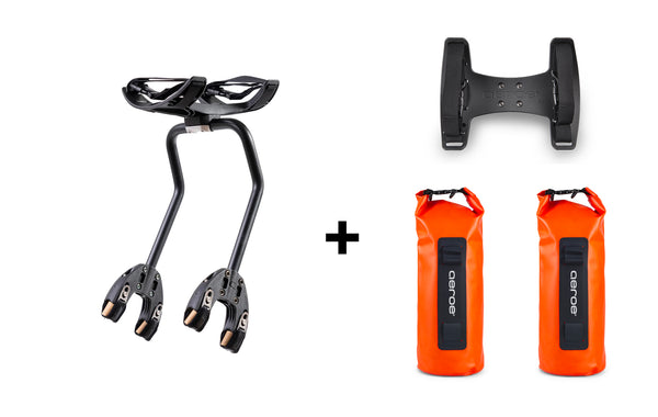 Spider Fat Tyre E-Bike Cargo Rack + 8L Dry Bag Essentials Bundle