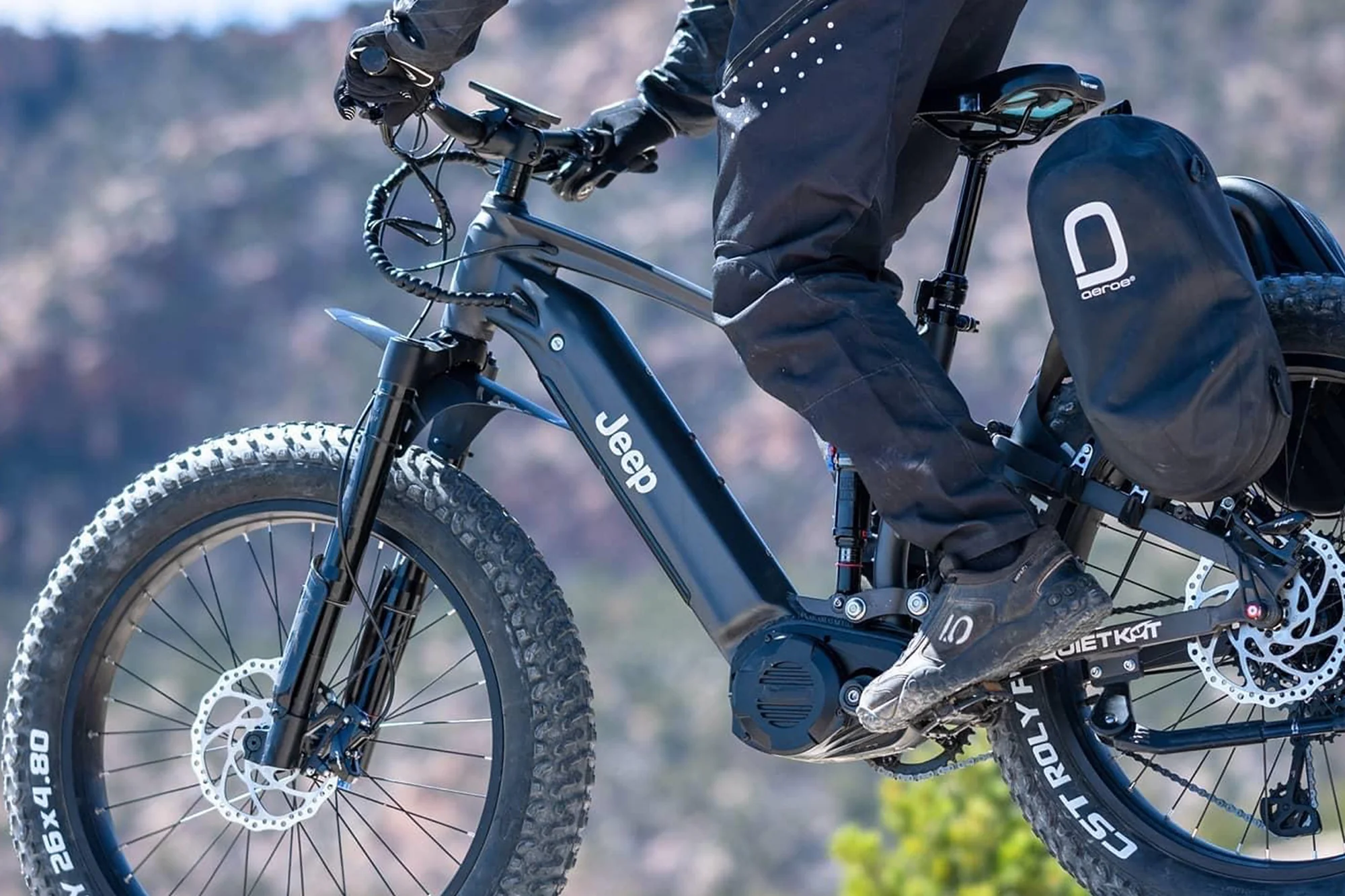 jeep e-bikes fahrrad-gepäckträgertasche Spider Fat Tyre E-Bike Cargo Rack – Aeroe
