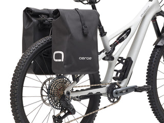 Two Urban Pannier Bags on rear bike